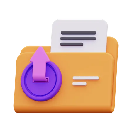 Subir archivo  3D Icon