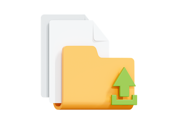 Subir archivos a la carpeta  3D Icon