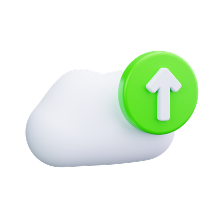 Subir datos  3D Icon