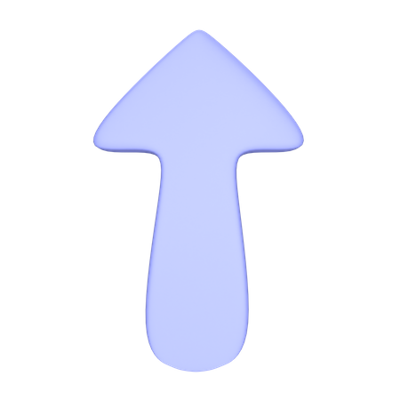 Subir flecha  3D Icon