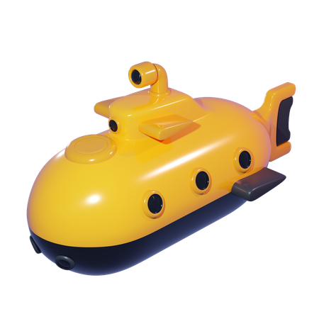 잠수함  3D Icon
