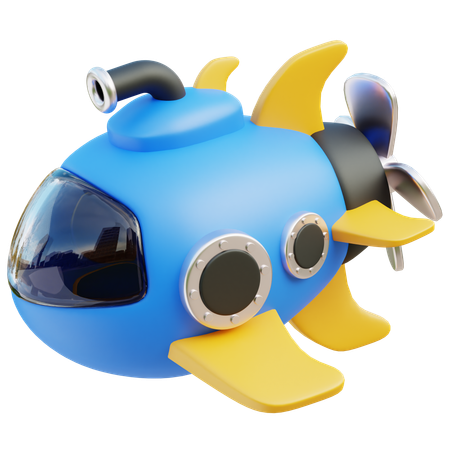 Submarine  3D Icon