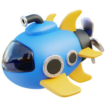 Submarine  3D Icon