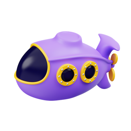 Submarine  3D Icon