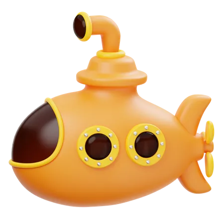 Submarine  3D Icon