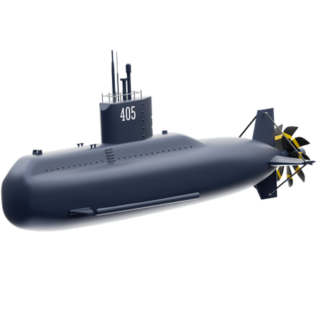 Submarine  3D Icon