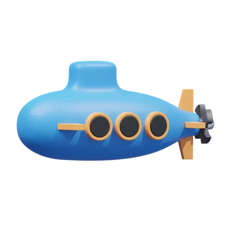 Submarine  3D Icon