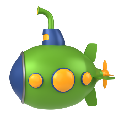 Submarine  3D Icon