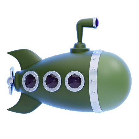 Submarine  3D Icon