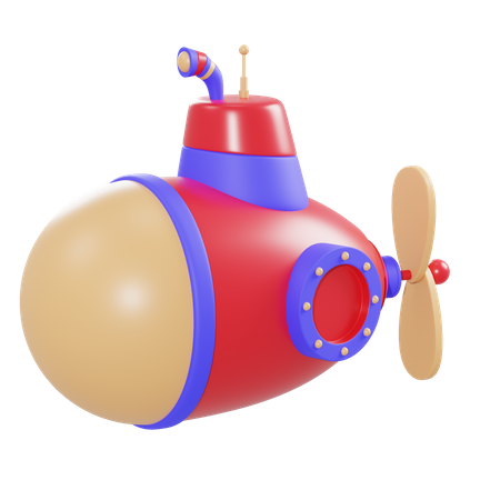 Submarine  3D Icon