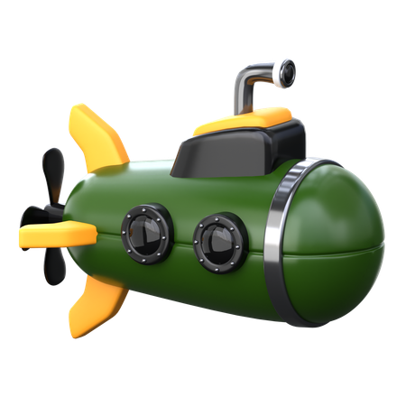 Submarine  3D Icon