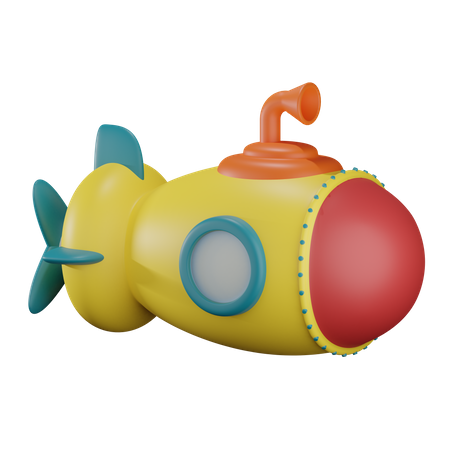 Submarine  3D Illustration