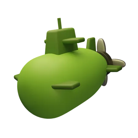 Submarino  3D Icon