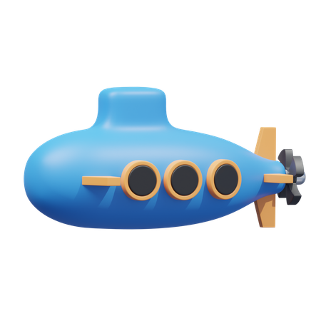 Submarino  3D Icon