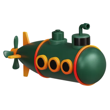 Submarino  3D Icon