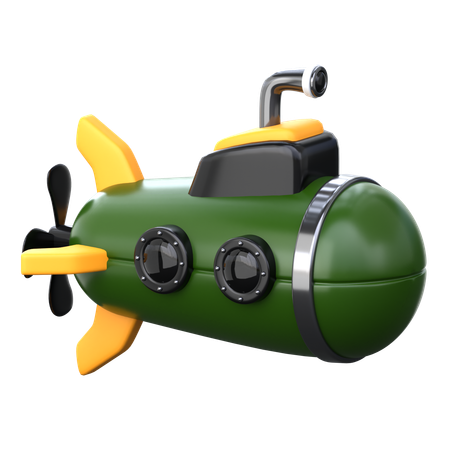 Submarino  3D Icon