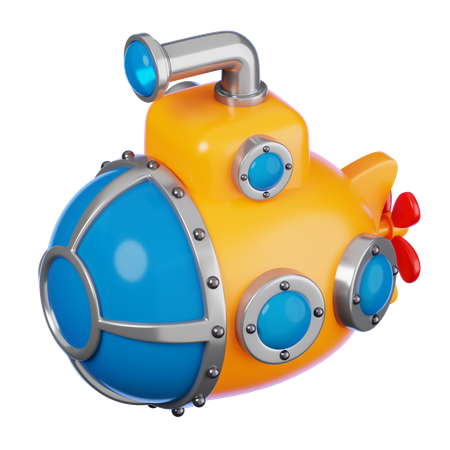 Submarino  3D Icon