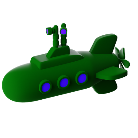 Submarino  3D Icon