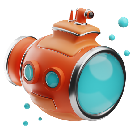 Submarino  3D Icon