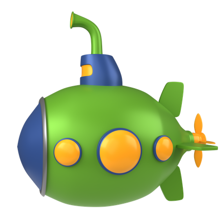 Submarino  3D Icon