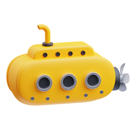 Submarino  3D Icon