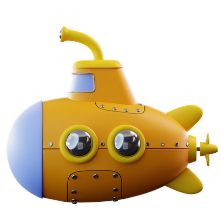 Submarino  3D Icon