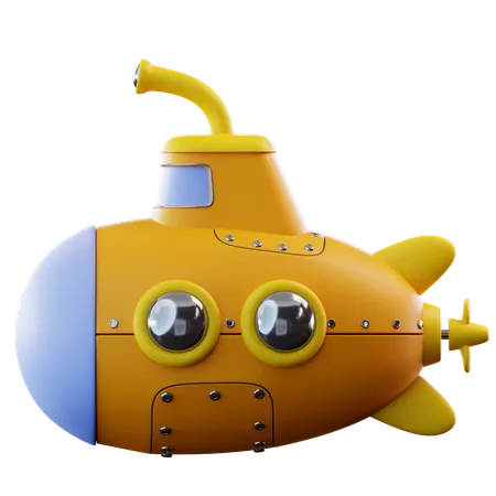 Submarino  3D Icon