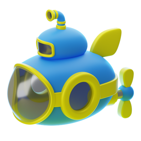 Submarino  3D Icon