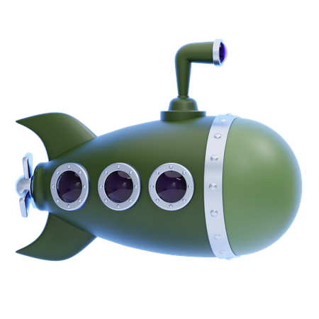 Submarino  3D Icon