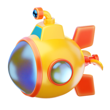 Submarino  3D Icon