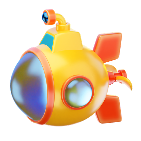 Submarino  3D Icon