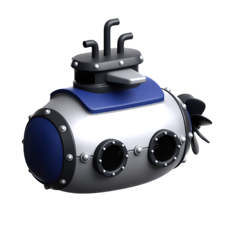 Submarino  3D Icon