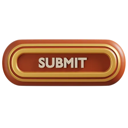 Submit button  3D Icon