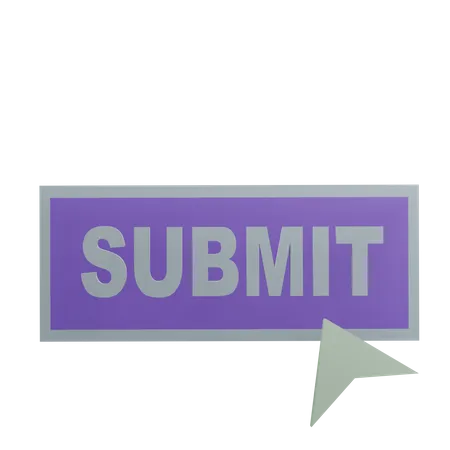 Submit Button  3D Icon