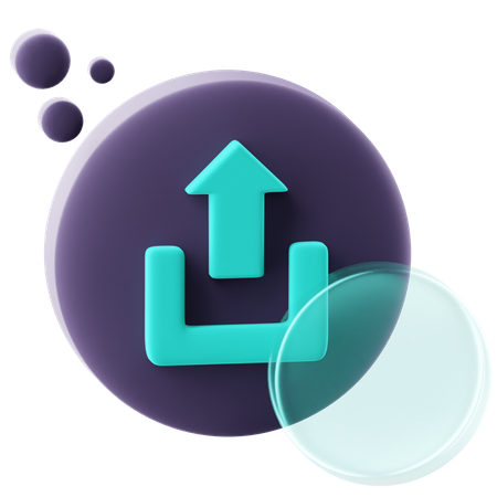 Submit Button  3D Icon