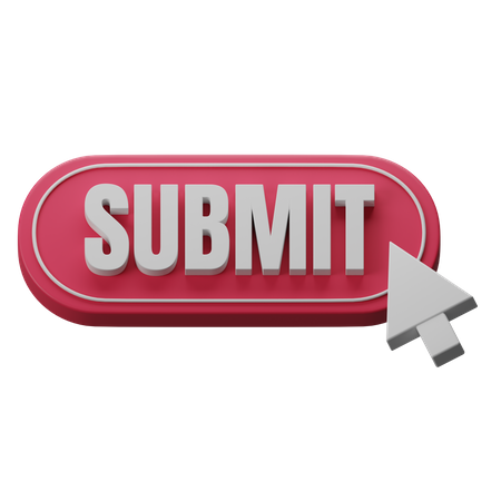 Submit Button 3D Icon
