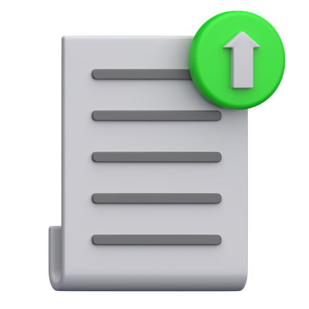 Submit Document  3D Icon