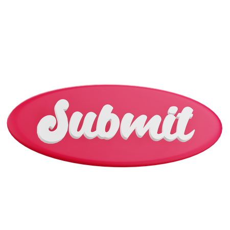 Submit Sticker  3D Icon