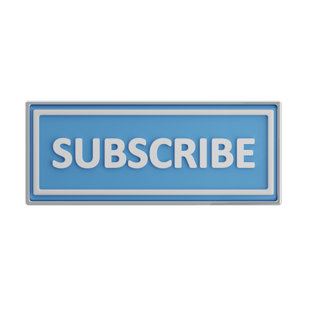 구독하다  3D Icon