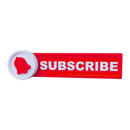 구독하다  3D Icon