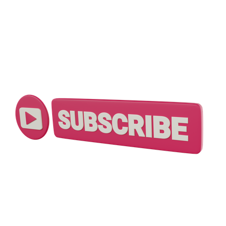 Subscribe  3D Icon