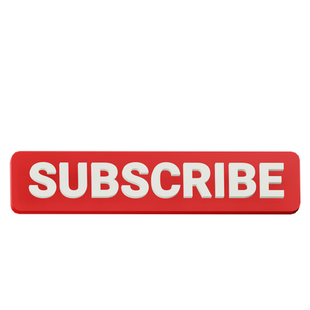 Subscribe  3D Icon