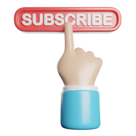 Subscribe  3D Icon