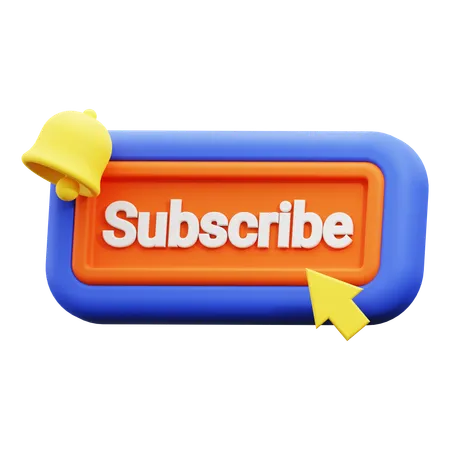 Subscribe  3D Icon