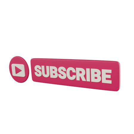 Subscribe  3D Icon