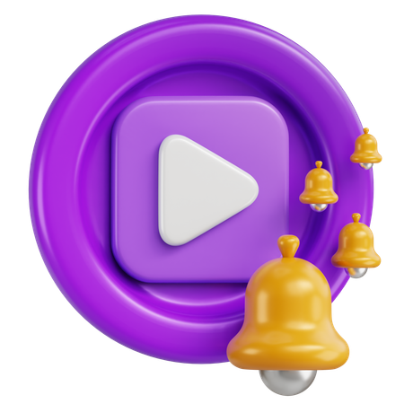 Subscribe Bell  3D Icon