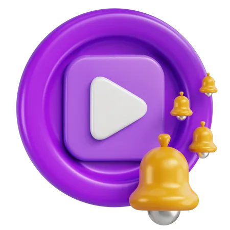 Subscribe Bell  3D Icon