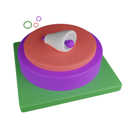 구독 버튼  3D Icon