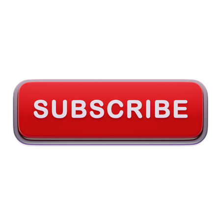 Subscribe button  3D Icon