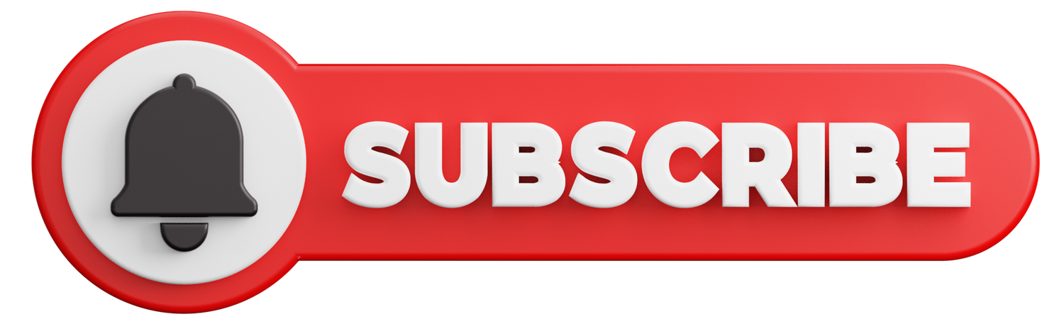 Subscribe Button  3D Icon